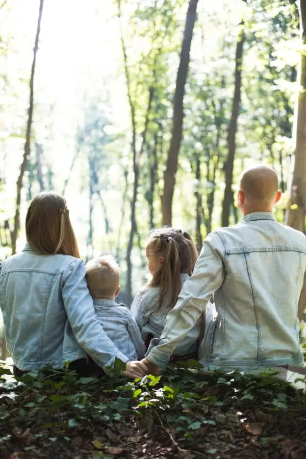 Familie in der Natur